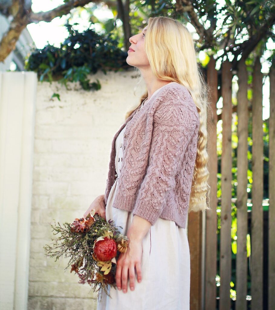 вязаный жакет