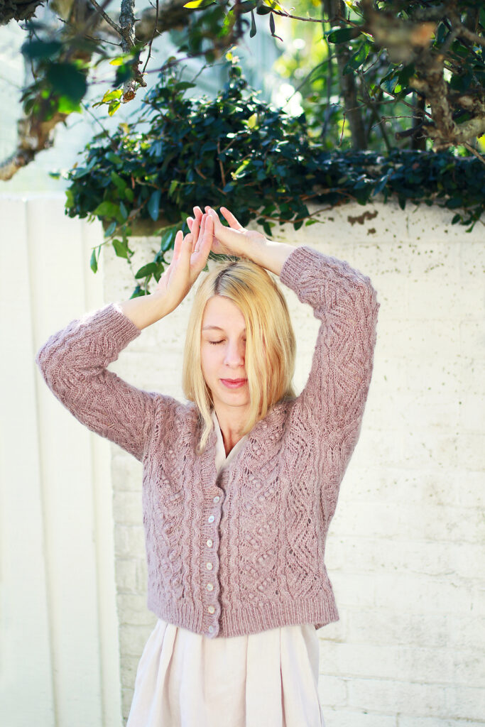 вязаный жакет