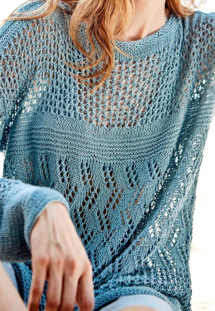 вязаный пуловер