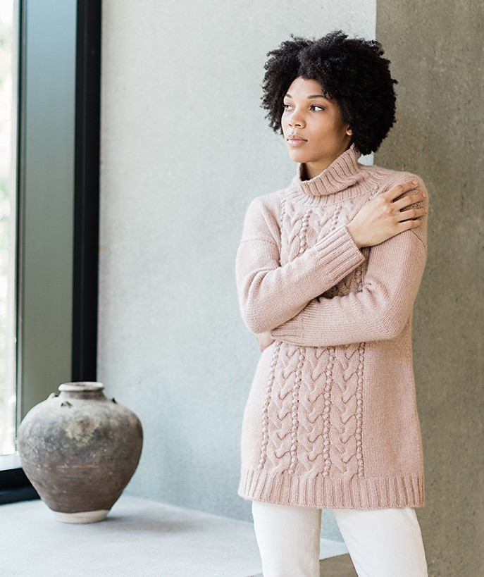 вязаный пуловер