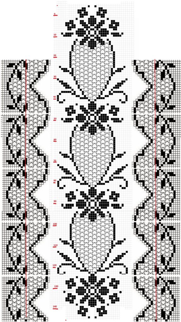 схема вязания крючко