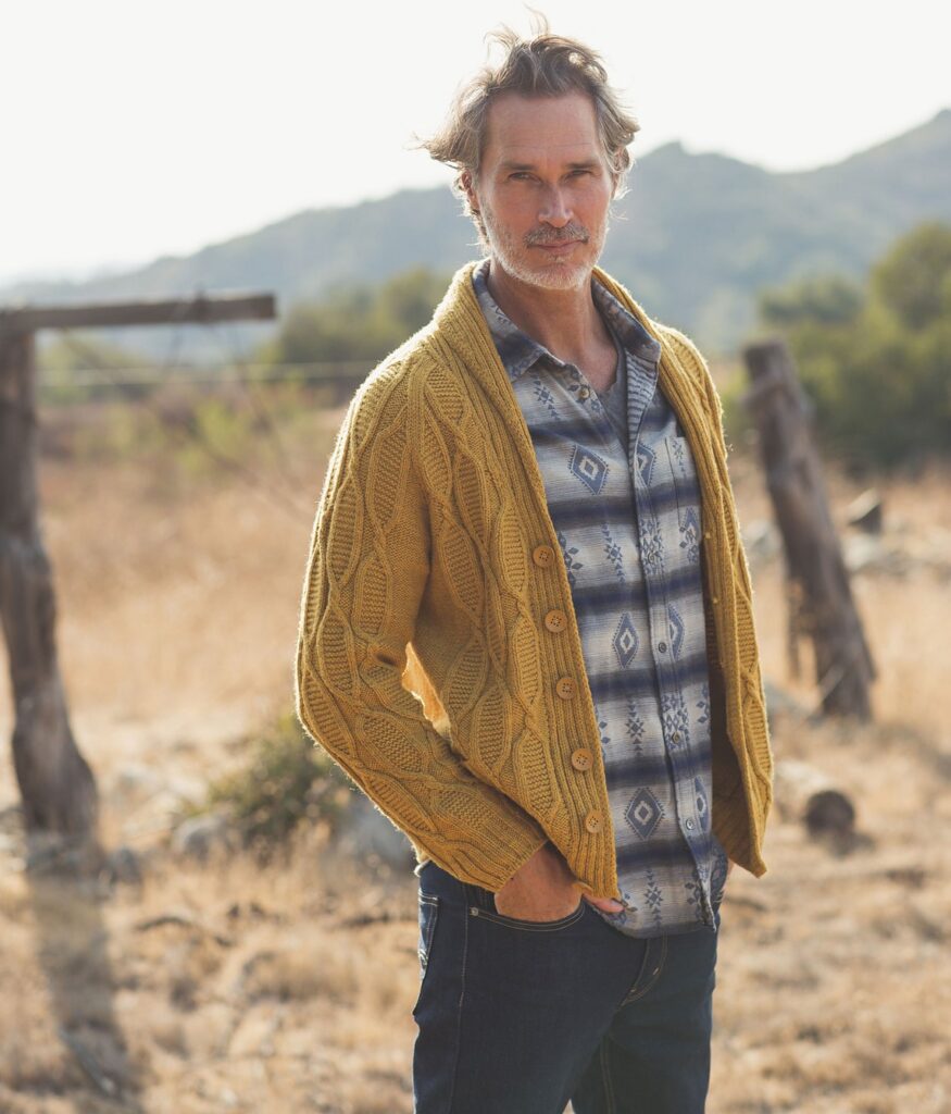 вязаный жакет