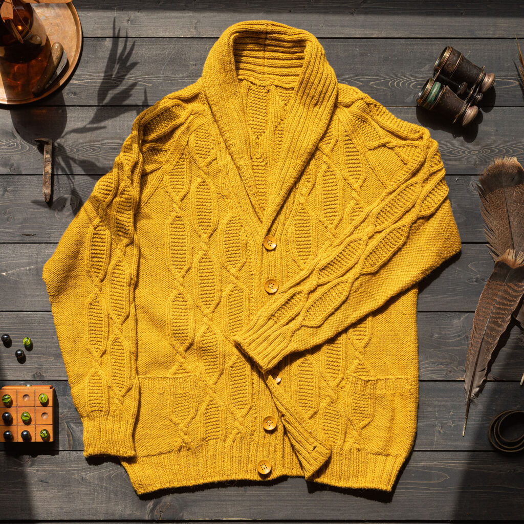 вязаный жакет