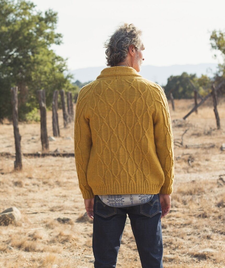 вязаный жакет