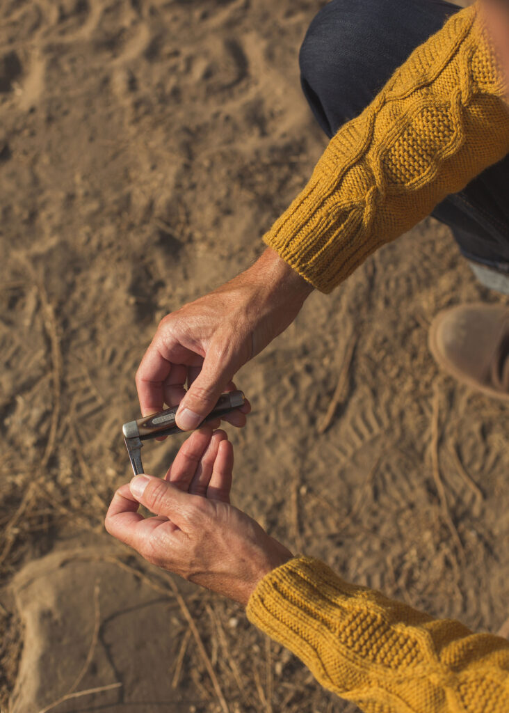 вязаный жакет