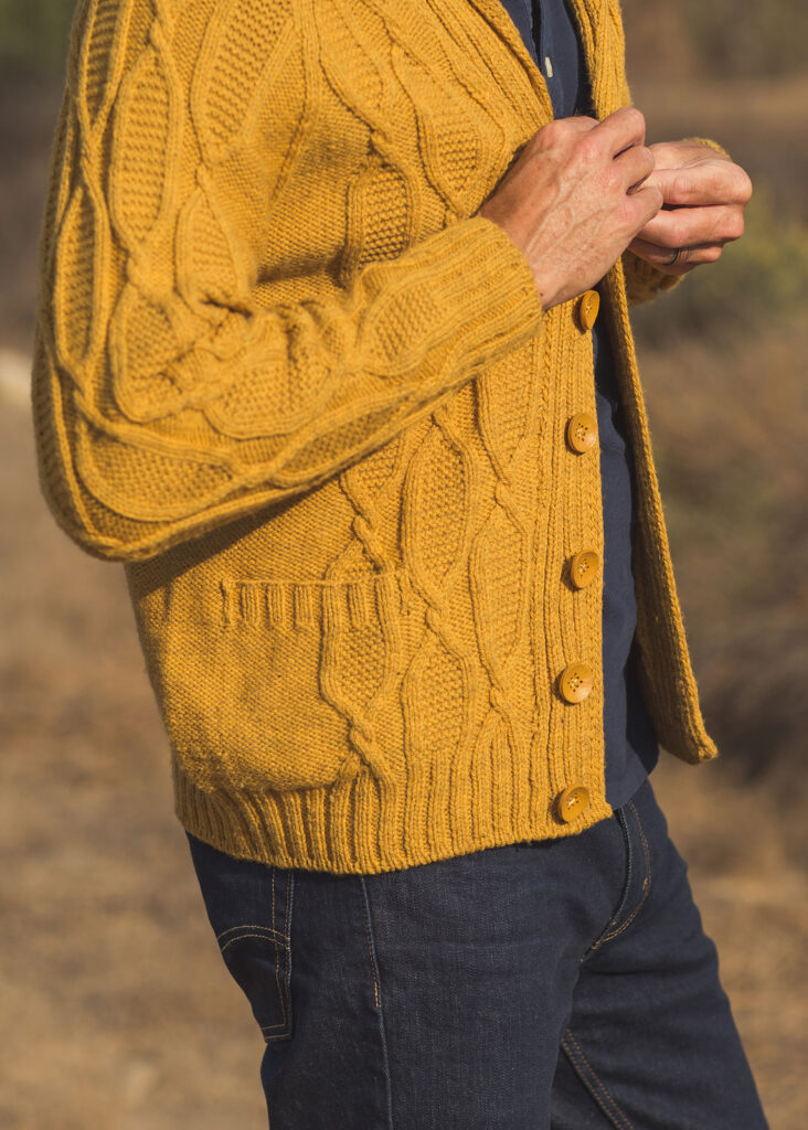 вязаный жакет