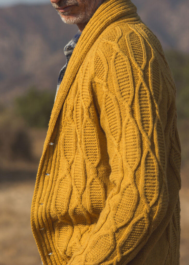 вязаный жакет