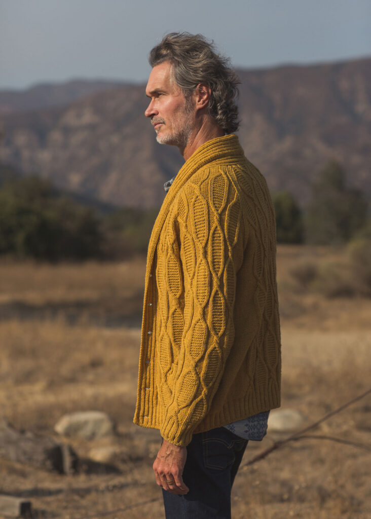 вязаный жакет