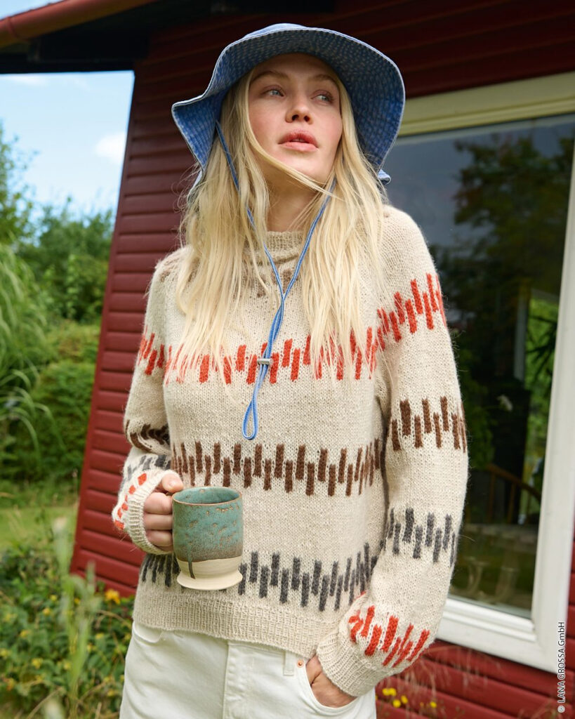 вязаный пуловер