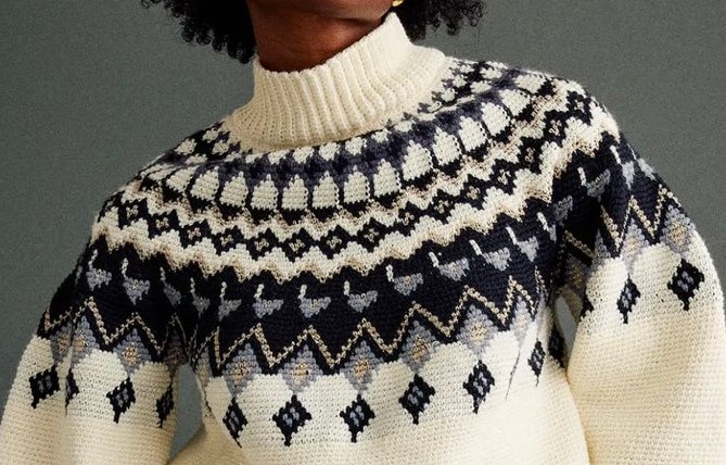 вязаный пуловер