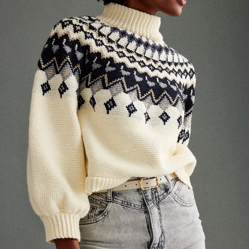 вязаный пуловер