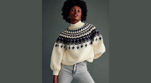 вязаный пуловер