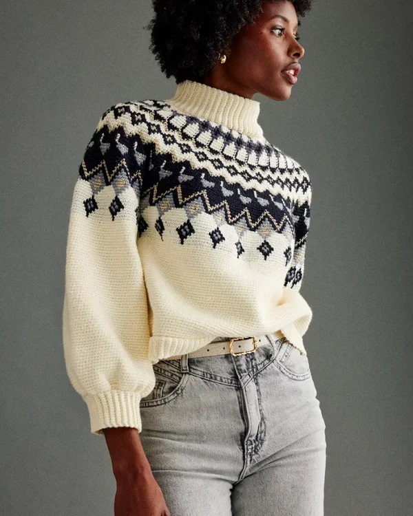 вязаный пуловер