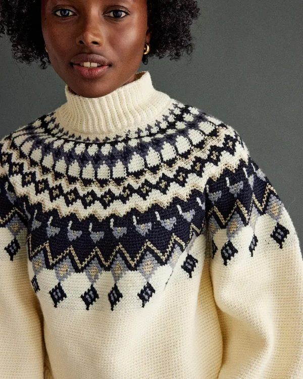 вязаный пуловер