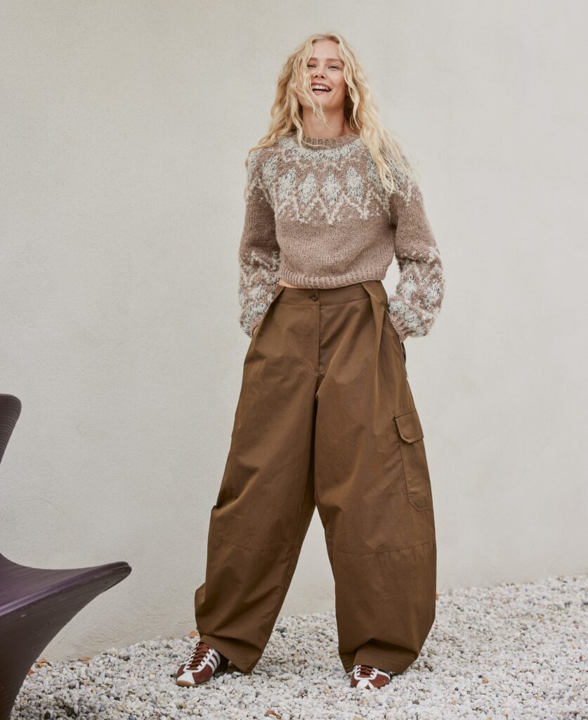 вязаный пуловер