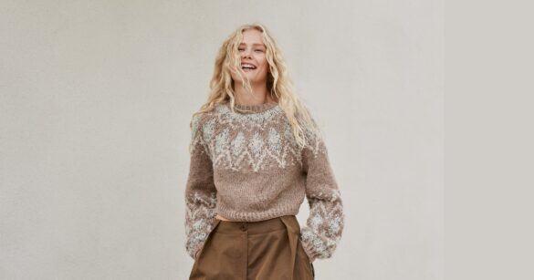 вязаный пуловер