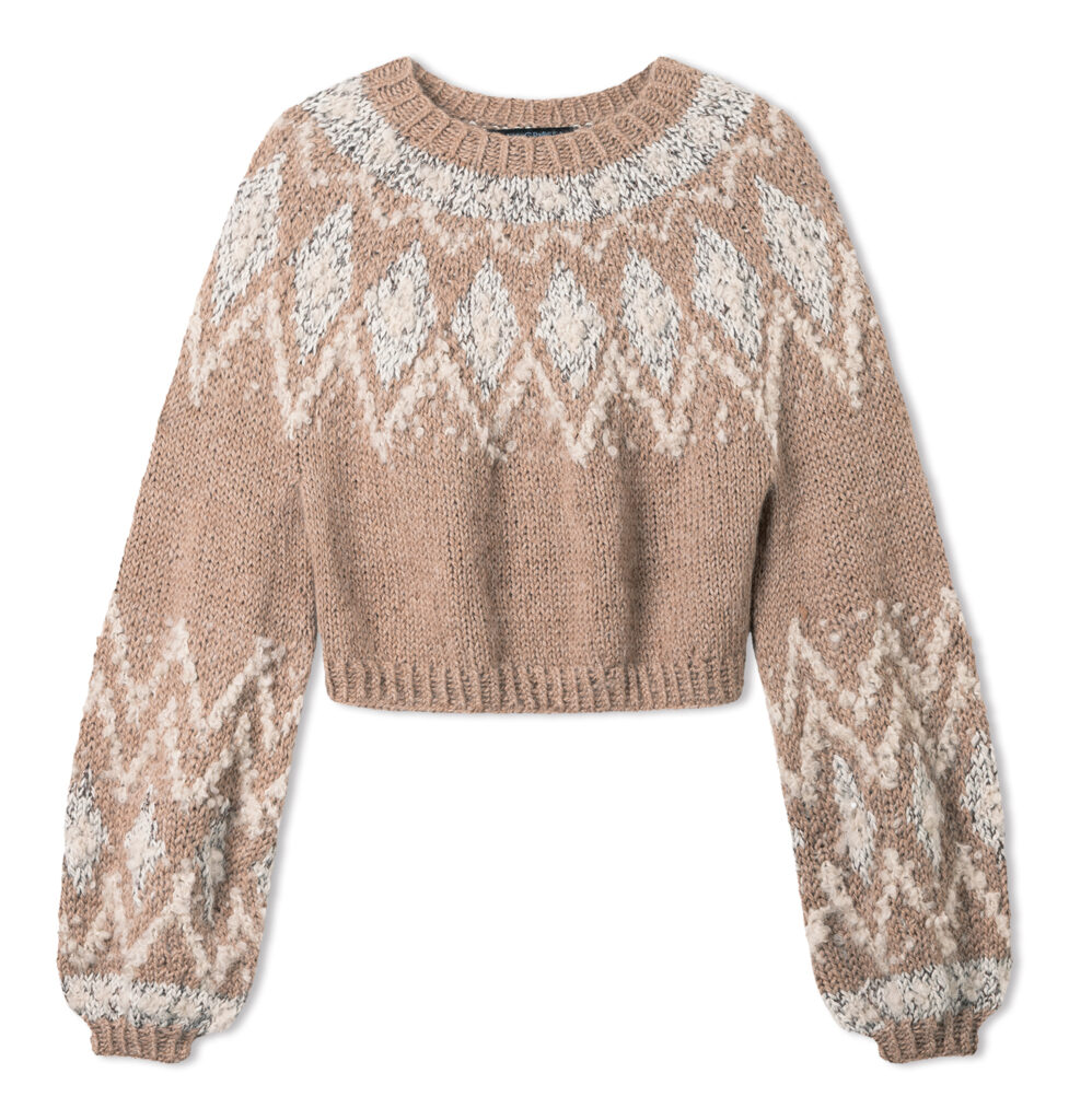 вязаный пуловер