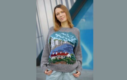 вязаный пуловер