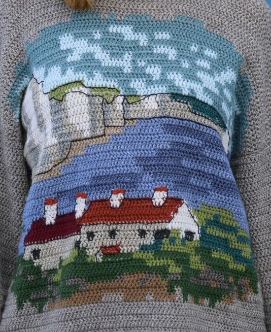 вязаный пуловер