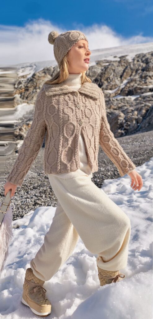 вязаный жакет