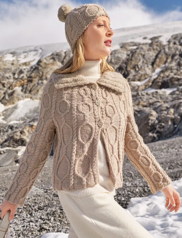 вязаный жакет