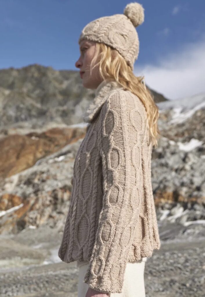 вязаный жакет