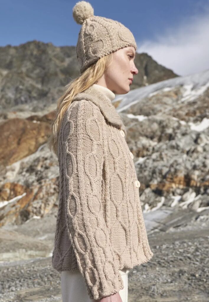 вязаный жакет