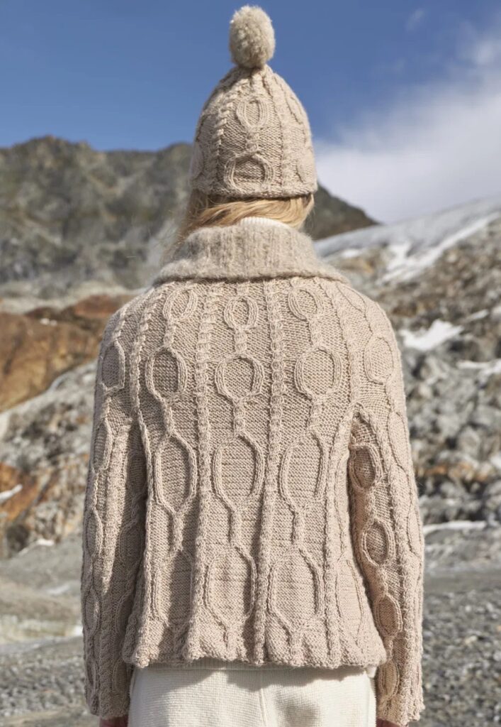 вязаный жакет