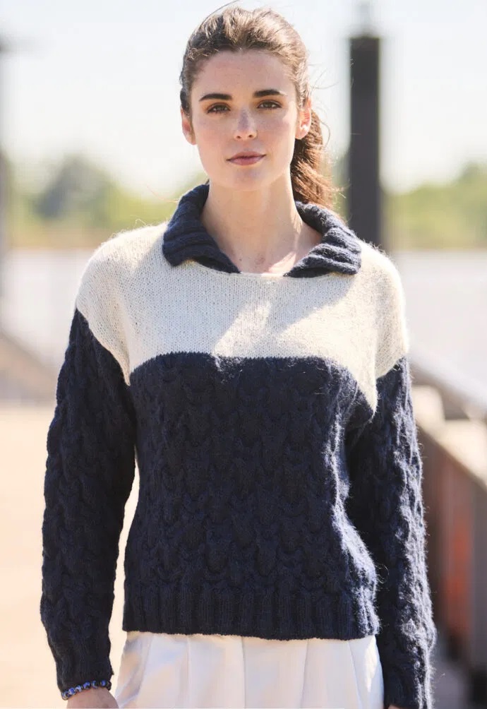 вязаный пуловер