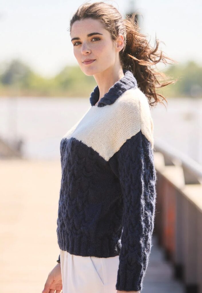 вязаный пуловер