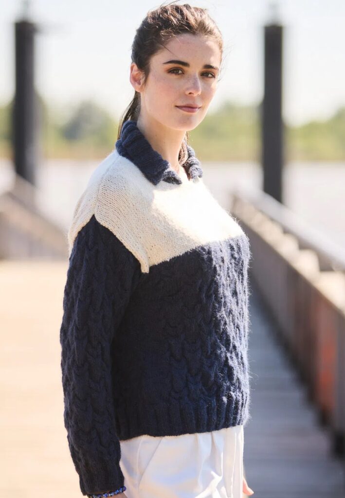 вязаный пуловер