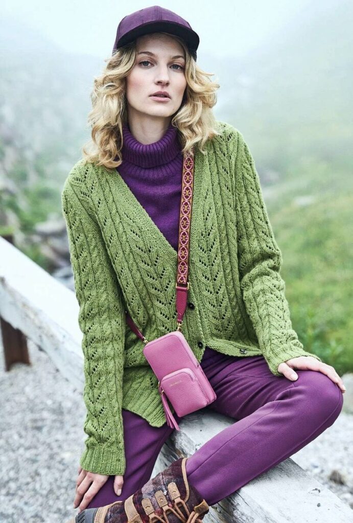 вязаный жакет