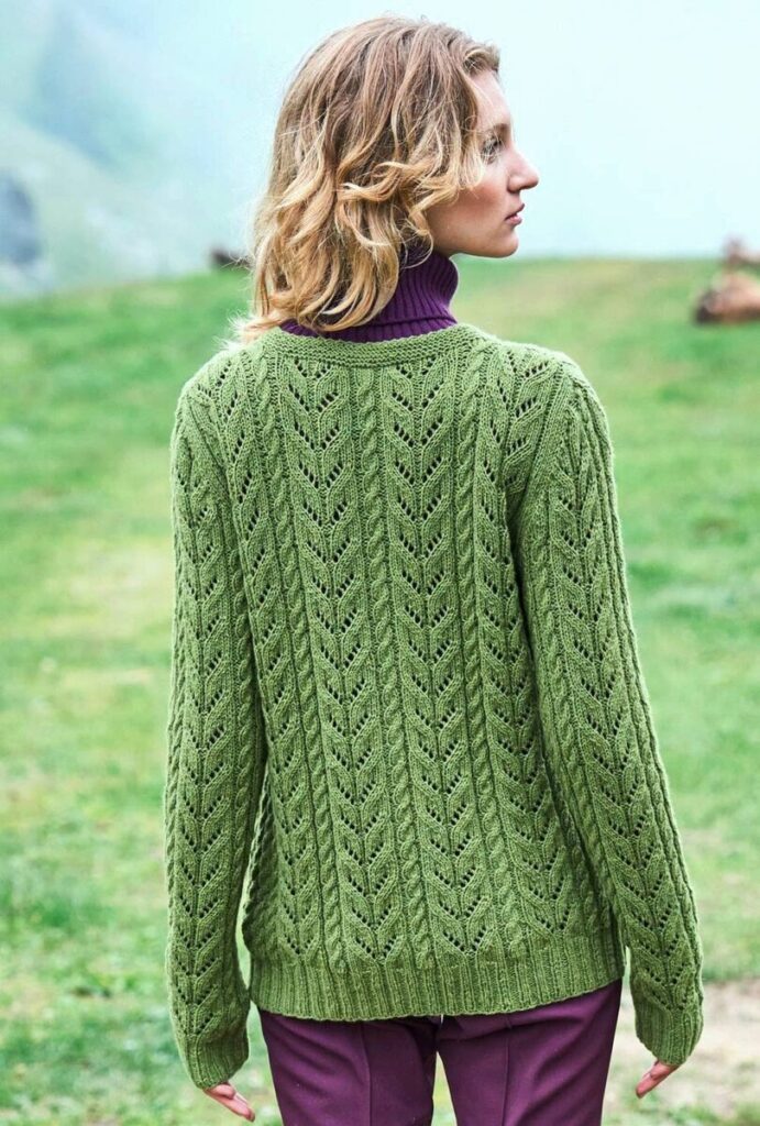 вязаный жакет