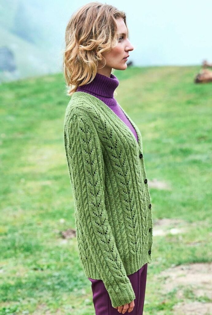 вязаный жакет