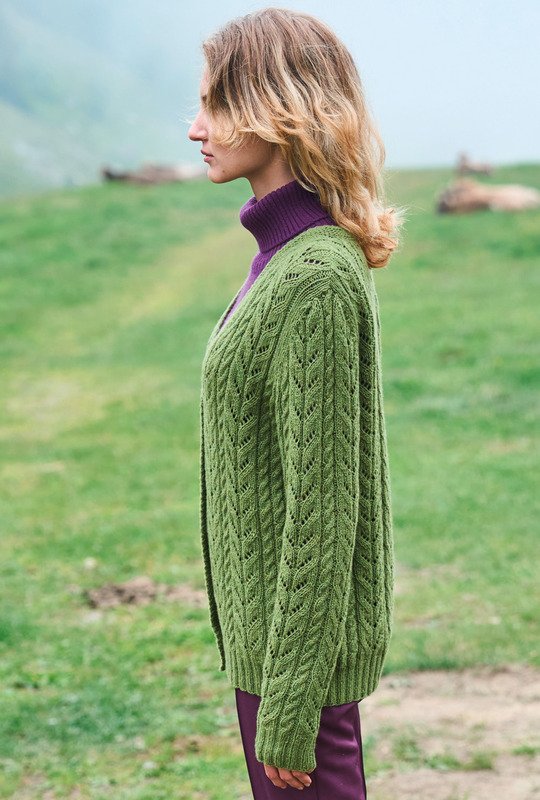 вязаный жакет