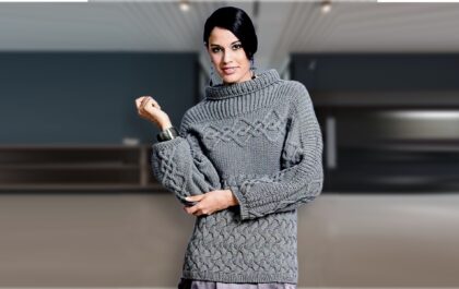 вязаный пуловер