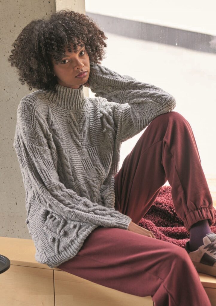 вязаный пуловер