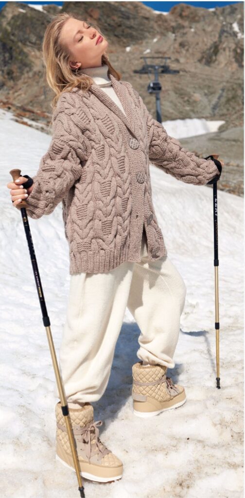 вязаный кардиган