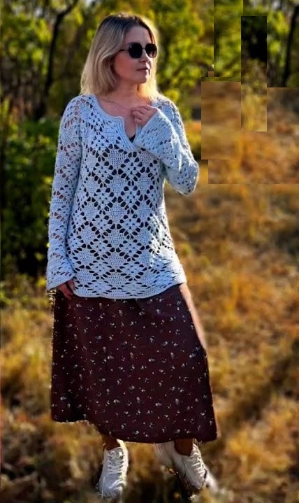 вязаный пуловер