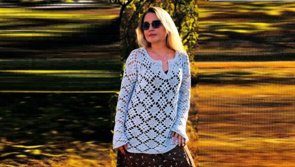 вязаный пуловер