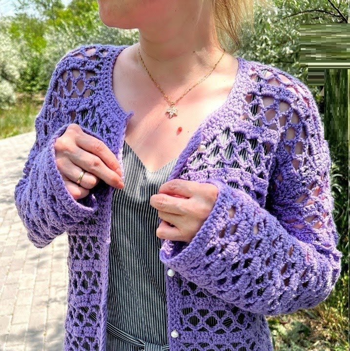 вязаный жакет