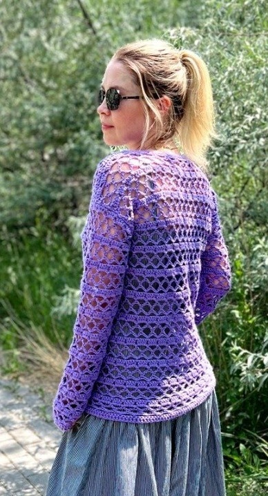 вязаный жакет