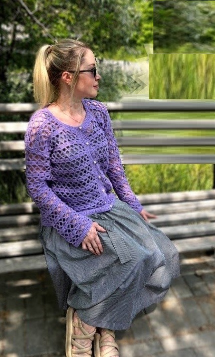 вязаный жакет