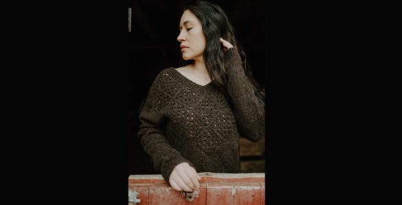 вязаный пуловер