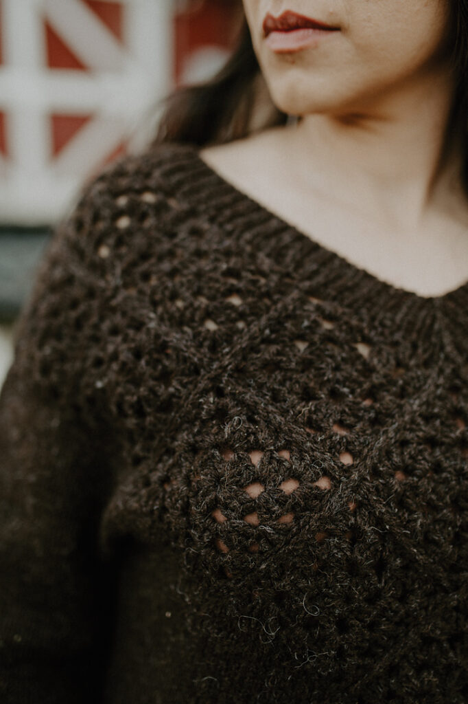 вязаный пуловер