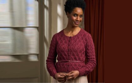 вязаный жакет