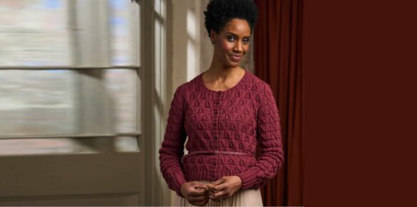 вязаный жакет