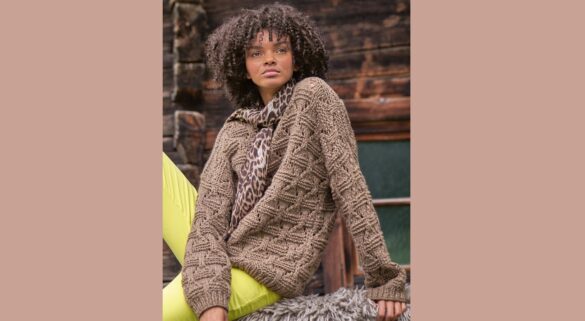 вязаный пуловер