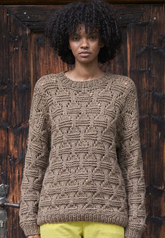 вязаный пуловер