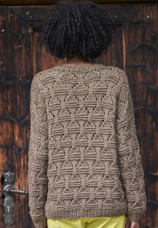 вязаный пуловер